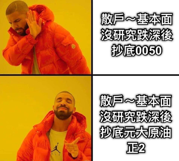 散戶～基本面沒研究跌深後抄底0050 散戶～基本面沒研究跌深後抄底元大原油正2