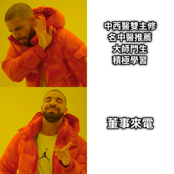 中西醫雙主修 名中醫推薦 大師門生 積極學習 董事來電