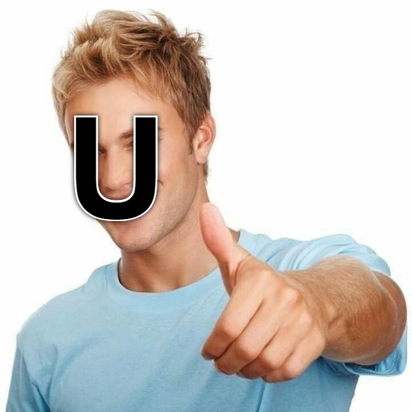 U