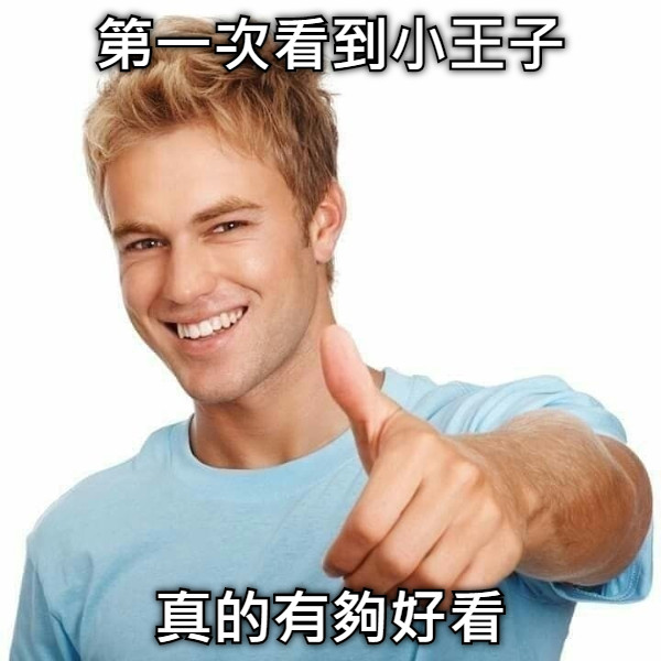 第一次看到小王子 真的有夠好看