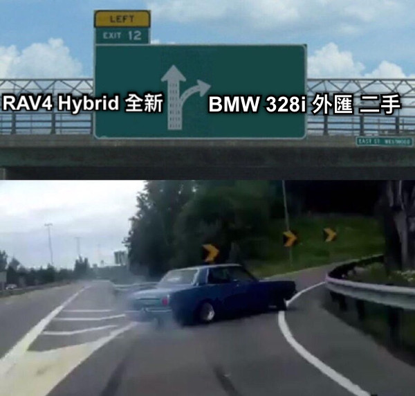 RAV4 Hybrid 全新 BMW 328i 外匯 二手