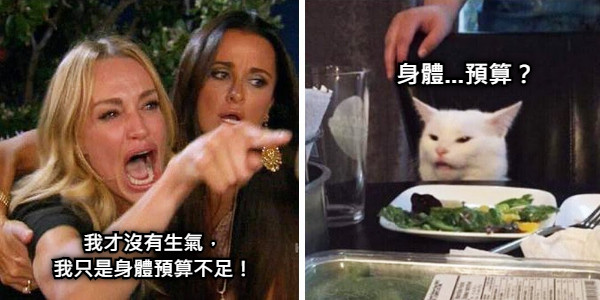我才沒有生氣， 我只是身體預算不足！ 身體...預算？