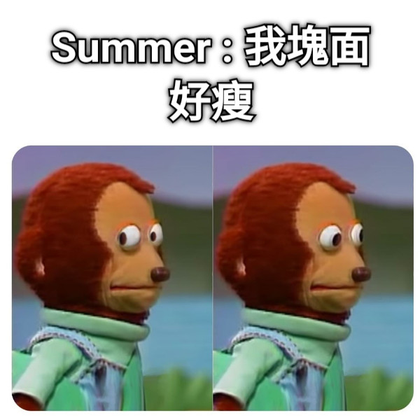 Summer : 我塊面好瘦