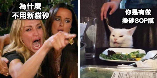為什麼 不用新貓砂 你是有做 換砂SOP膩