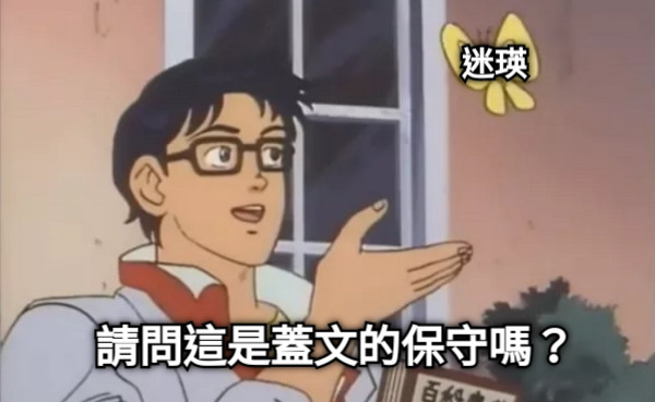 請問這是蓋文的保守嗎？ 迷瑛