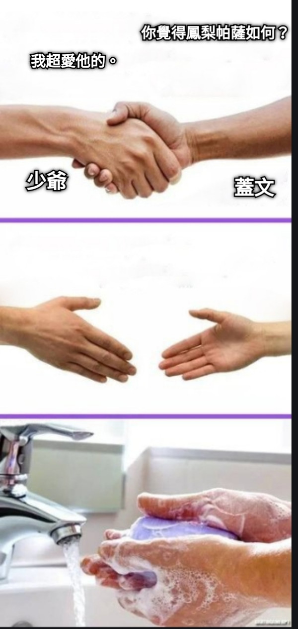 你覺得鳳梨帕薩如何？ 我超愛他的。 蓋文 少爺
