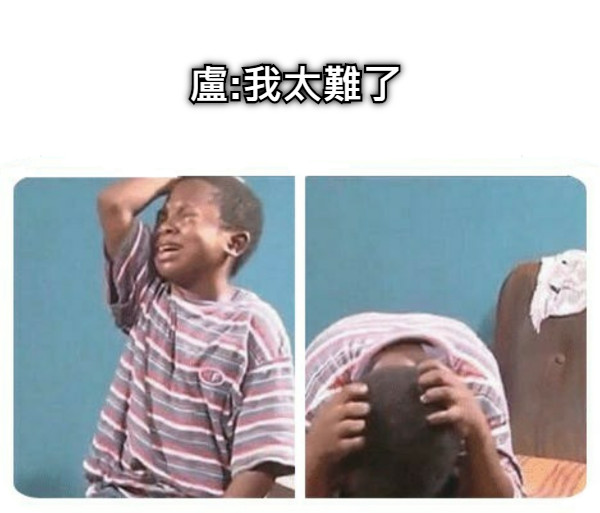 盧:我太難了