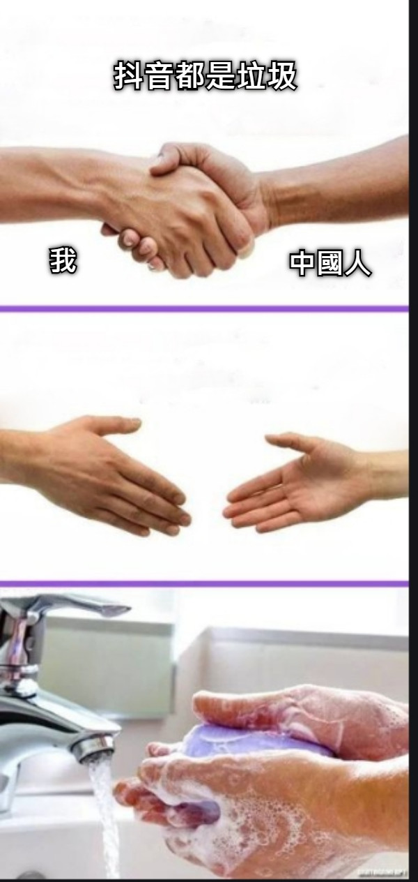 中國人 我 抖音都是垃圾