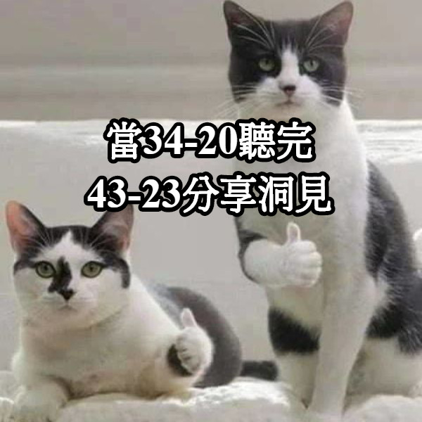 當34-20聽完 43-23分享洞見