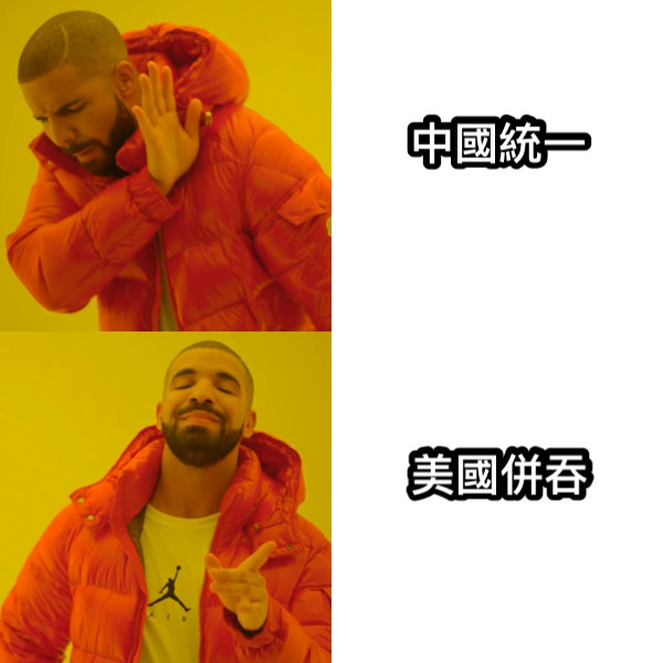 中國統一 美國併吞