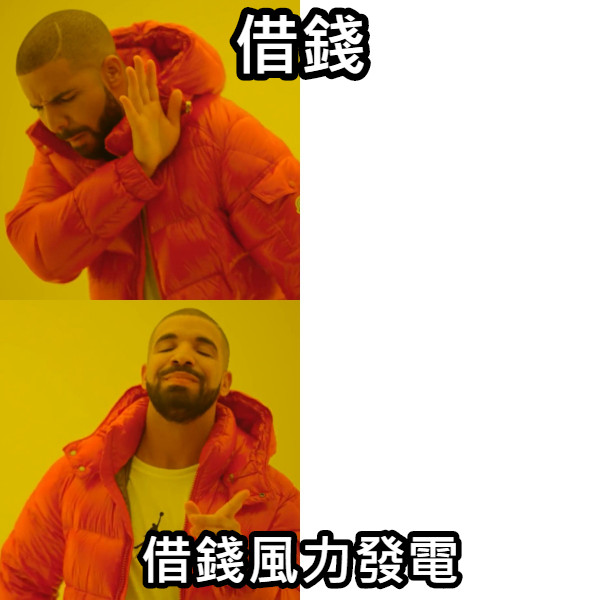 借錢 借錢風力發電