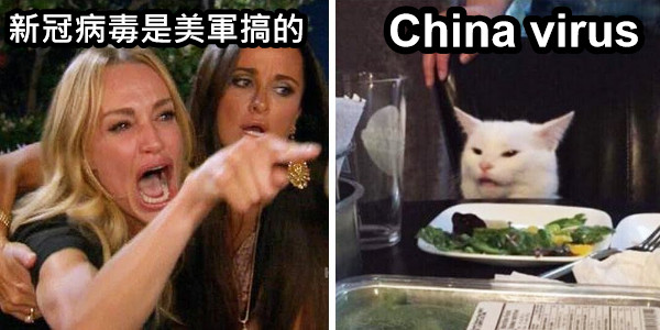 新冠病毒是美軍搞的 China virus