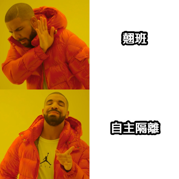 翹班 自主隔離