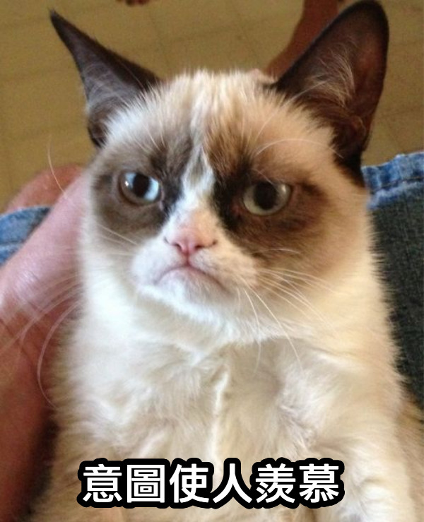 意圖使人羨慕