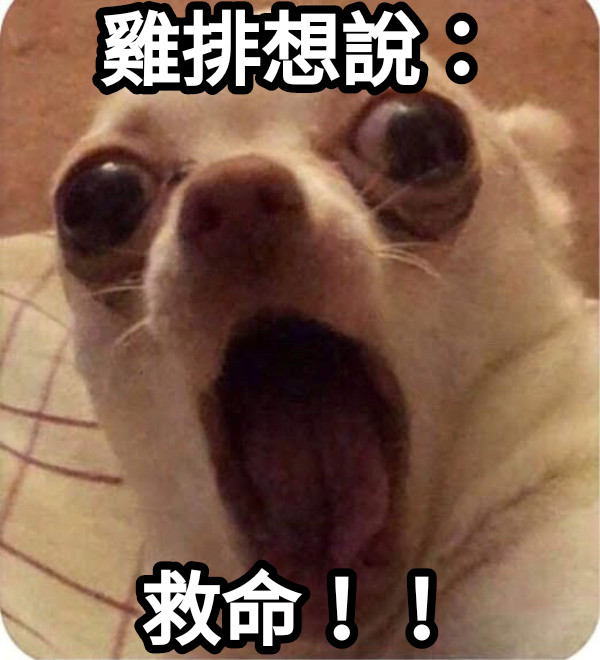 雞排想說： 救命！！