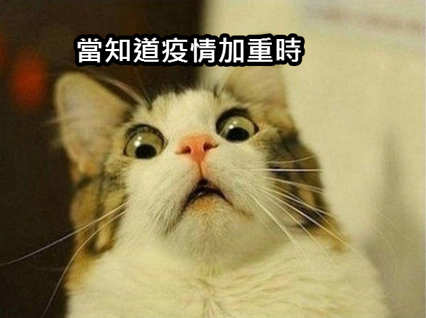 當知道疫情加重時