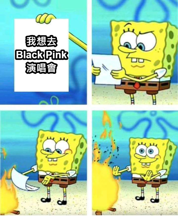 我想去 Black Pink 演唱會