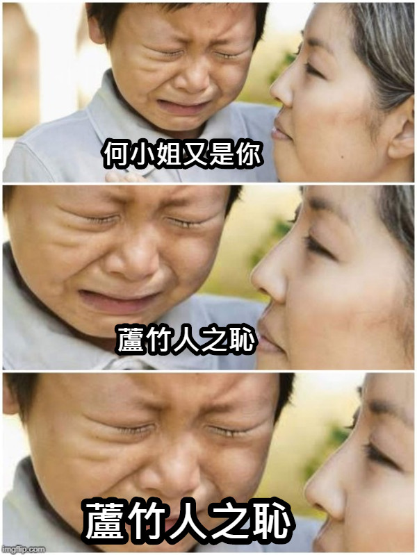 何小姐又是你 蘆竹人之恥 蘆竹人之恥