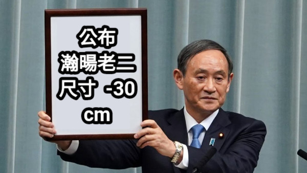 公布 瀚暘老二尺寸  -30cm