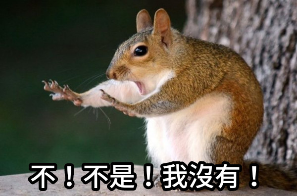 不！不是！我沒有！