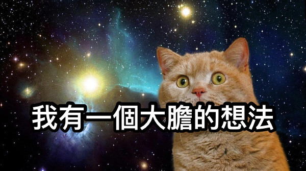 我有一個大膽的想法