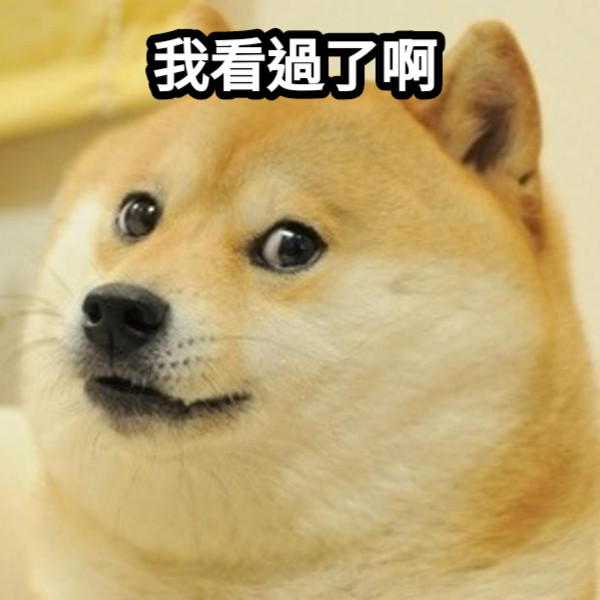 我看過了啊