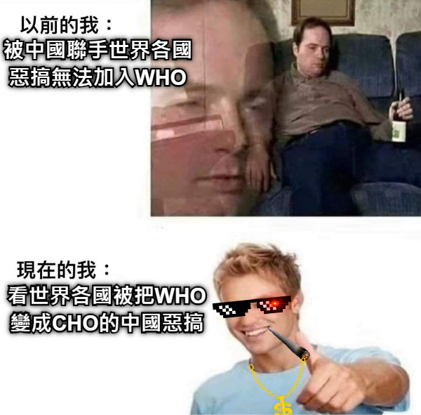 被中國聯手世界各國惡搞無法加入WHO 看世界各國被把WHO變成CHO的中國惡搞