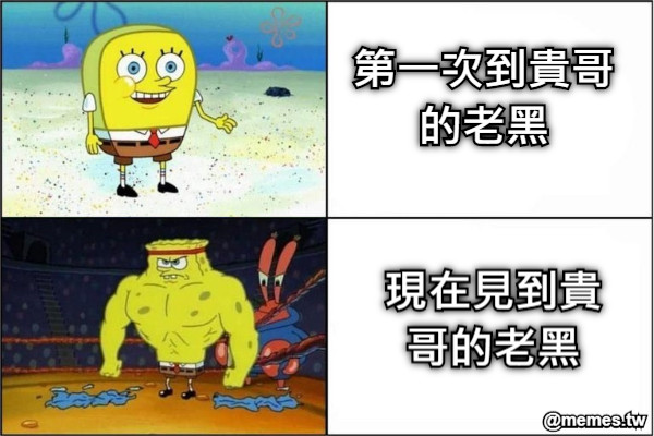 第一次到貴哥的老黑 現在見到貴哥的老黑