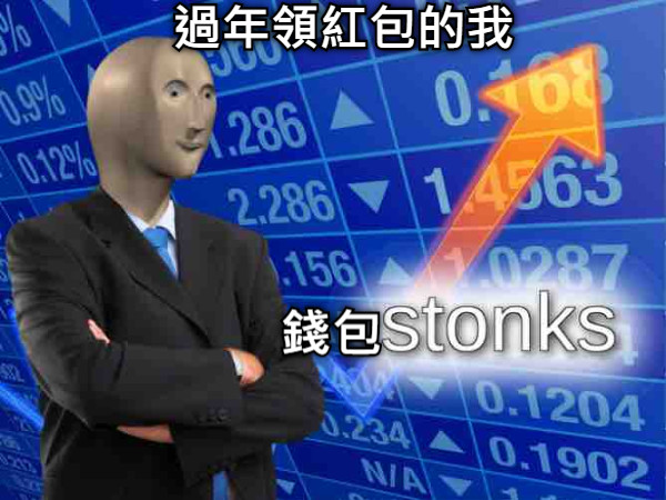 過年領紅包的我 錢包