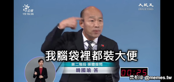 我腦袋裡都裝大便