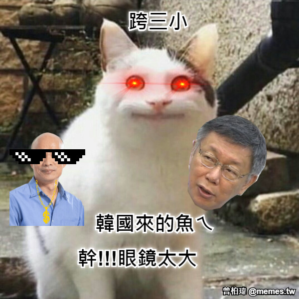 跨三小 韓國來的魚ㄟ 幹!!!眼鏡太大