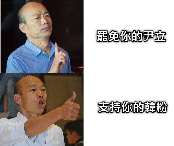 罷免你的尹立 支持你的韓粉