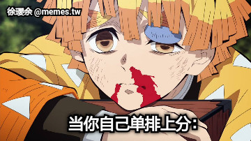 当你自己单排上分：