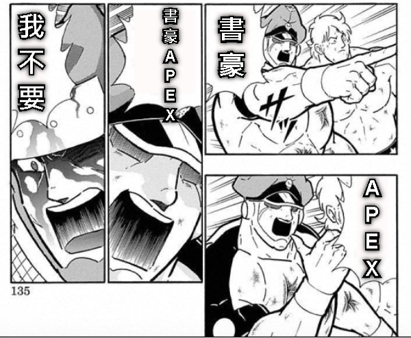 書 豪 A P E X 我 不 要 書 豪 A P E X