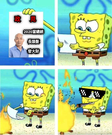 政        見 2020當總統  長頭髮  發大財