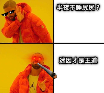半夜不睡尻尻？ 迷因才是王道
