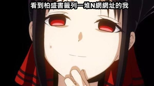 看到柏盛書籤列一堆N網網址的我