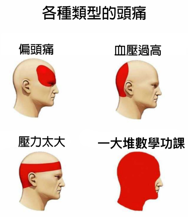 一大堆數學功課