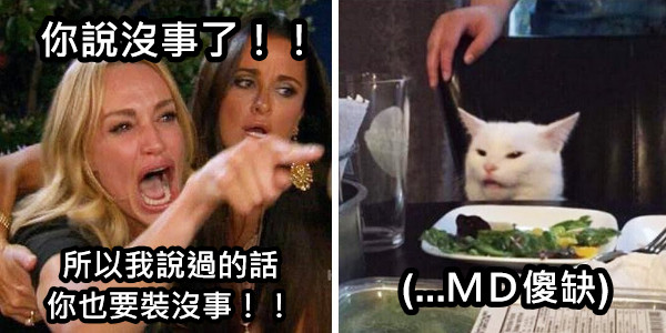 所以我說過的話 你也要裝沒事！！ (...ＭＤ傻缺) 你說沒事了！！