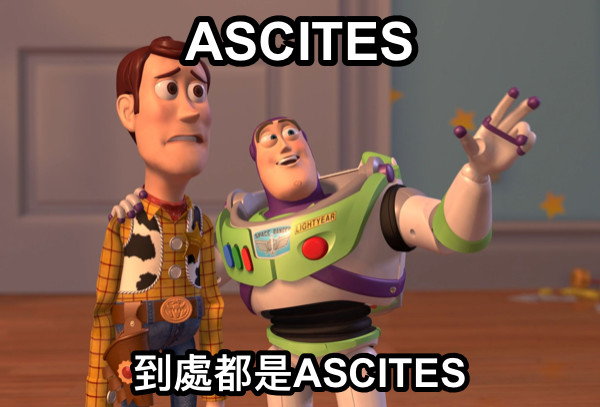 ASCITES 到處都是ASCITES